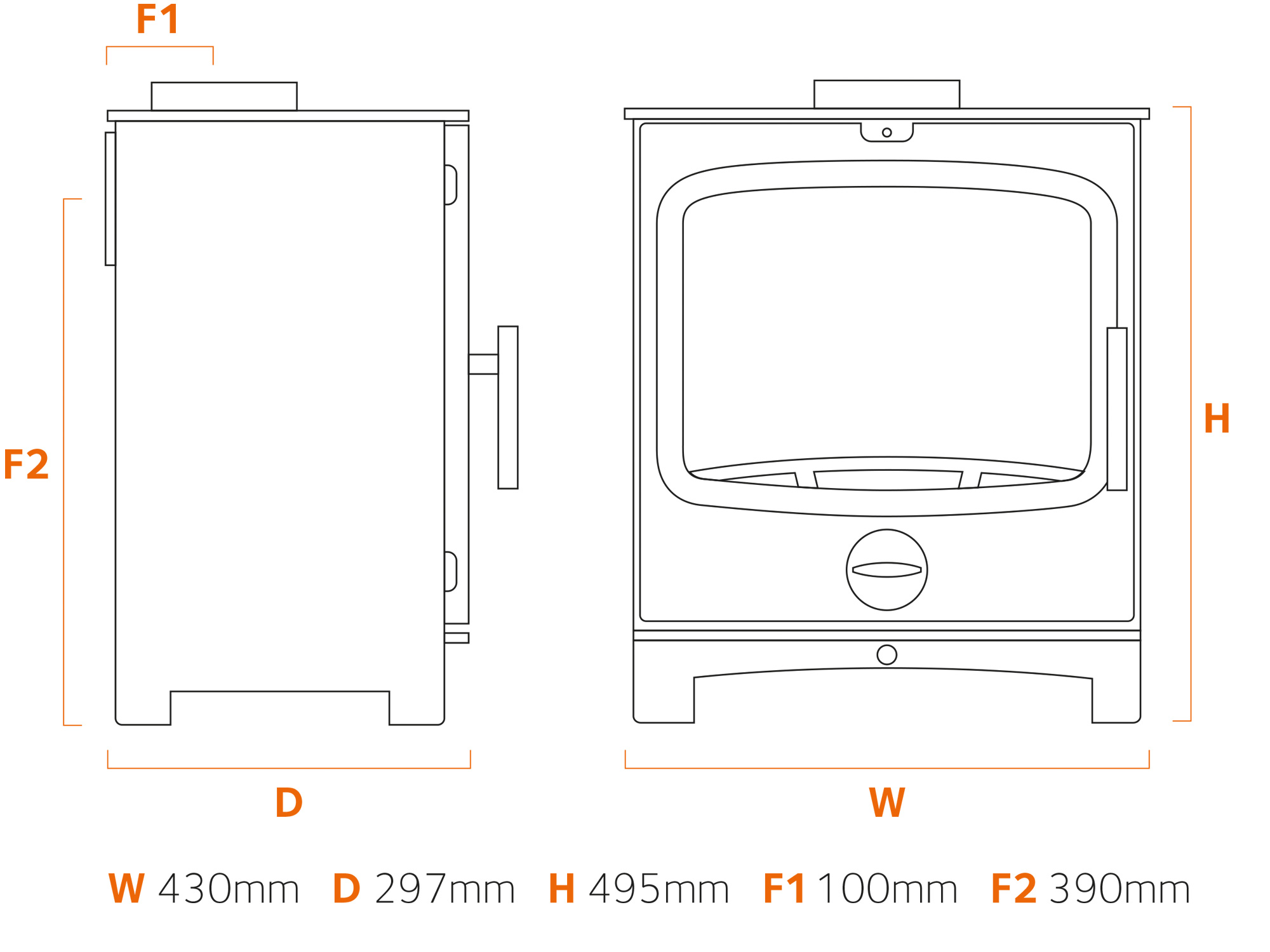 Stove Buddy Stubby 5 Multifuel Stove - Image 12