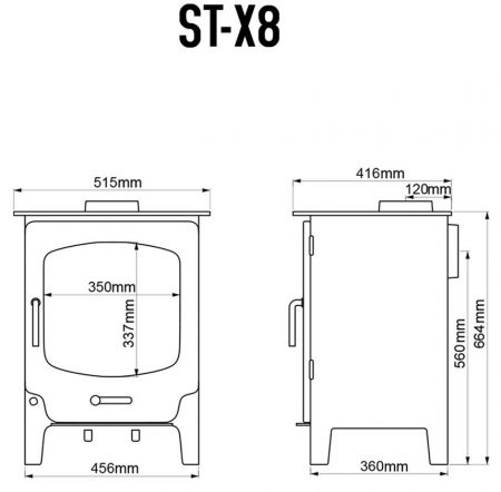 Saltfire ST-X8 Multifuel stove - Image 4