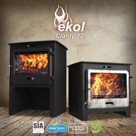 Ekol Clarity 12 Multifuel Stove - Image 3