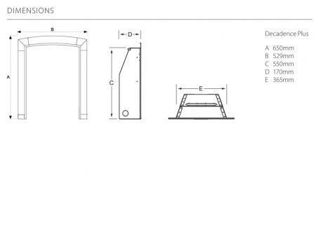 Flavel Decadence Plus Side Control Gas Fire - Image 8