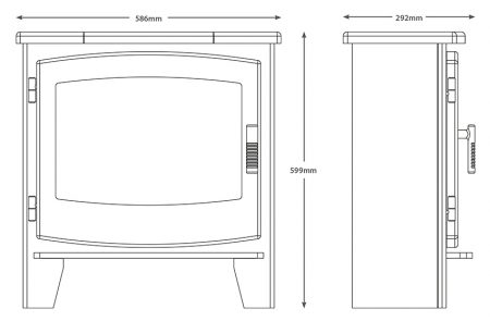 Be Modern Flare Beacon Large Electric Stove - Image 6