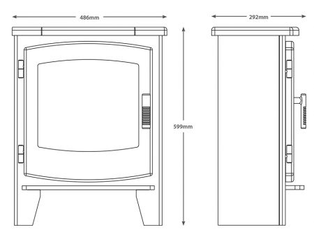 Be Modern Flare Beacon Small Electric Stove - Image 6