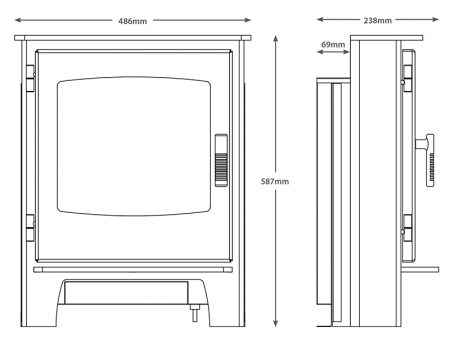 Be Modern Flare Desire Inset Electric Stove - Image 4