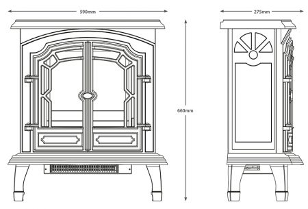 Be Modern Flare Lincoln Electric Stove - Image 6