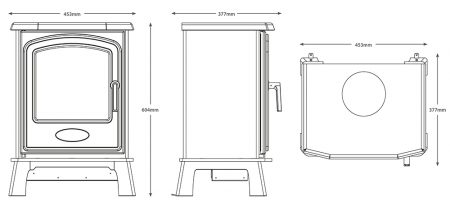 Be Modern Flare Ora 5 Electric Stove - Image 4