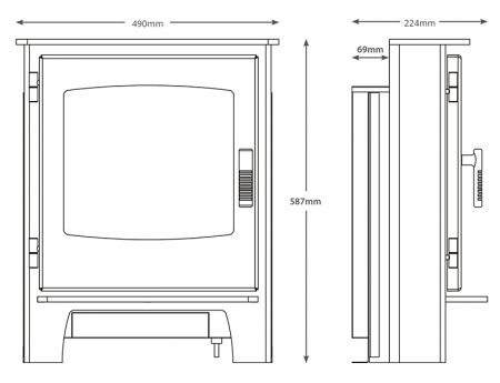Be Modern Flare Ora Inset Electric Stove - Image 3