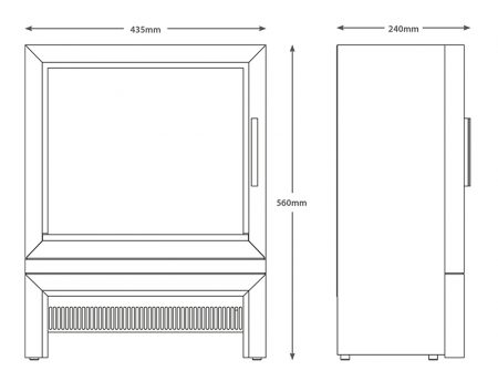 Be Modern Flare Qube Electric Stove - Image 5