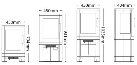 Be Modern Flare Vue Electric Stove - Image 7