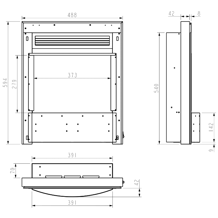 Flavel Proflame Caress SL Electric Fire - Image 7